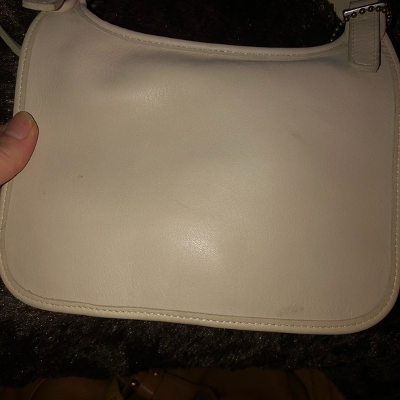 Coach Ivory / bone vintage leather crossbody purchased new over 20 yrs old - Picture 15 of 15